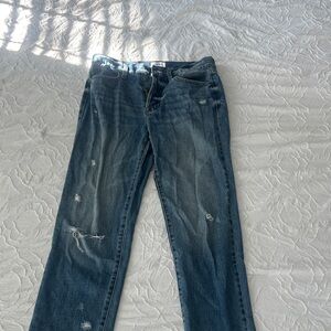 Pistola Distressed Blue Straight Leg Jeans